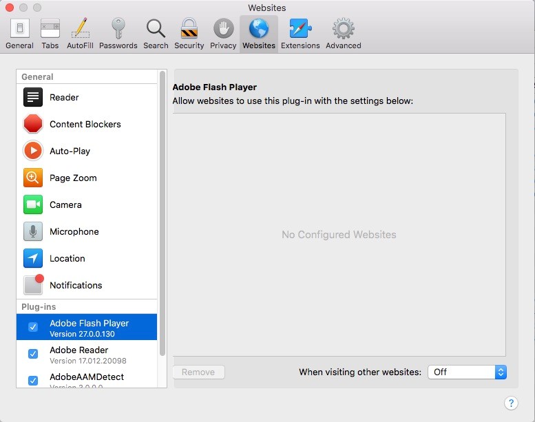 adobe flash player for mac os 10.12.6